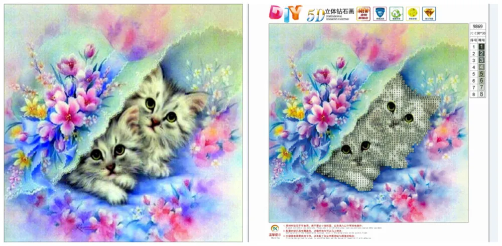 5D DIY Алмазная Картина Кот в стёганом одеяле картина ручной работы горный хрусталь рукоделие Бриллиантовая вышивка для дома Декор