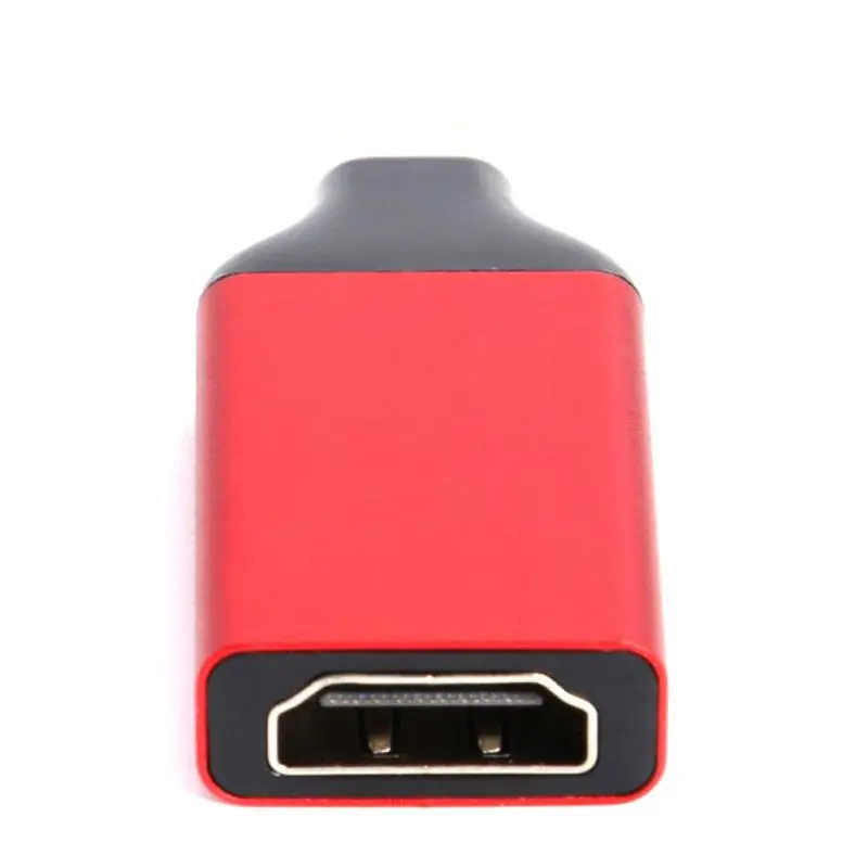Type-C к HDMI Женский адаптер мини Plug-and-play расширенный режим конвертер для Apple для samsung