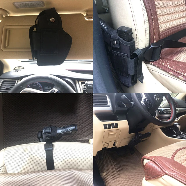 Étui en cuir pour pistolet tactique, avec ceinture de transport dissimulée,  étui universel pour pistolet Compact de grande taille - AliExpress