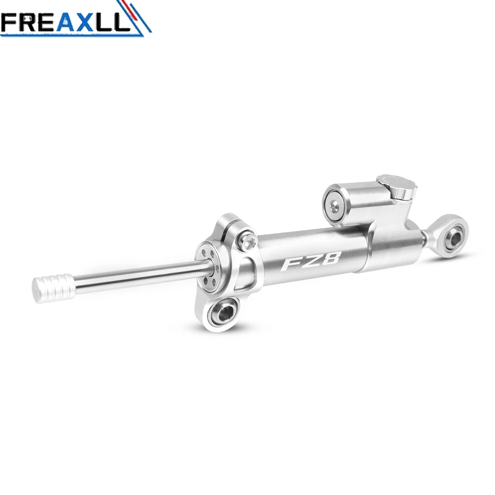 Silver-Silver For Yamaha FZ8 FZ 8 2011 2012 2013 Motorcycle Accessories Damper Stabilizer Damper Steering Reversed Safety Control - Цвет: Silver-Silver