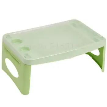 

Small desk lazy bed with folding table student stationery notebook table knee mobile computer desk
