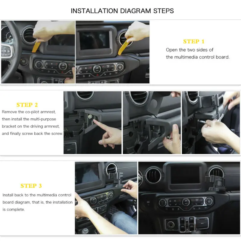 Держатель для бутылки телефона Walkie Talkie крепление для Jeep Wrangler JL Автомобильный кронштейн аксессуары многофункциональные
