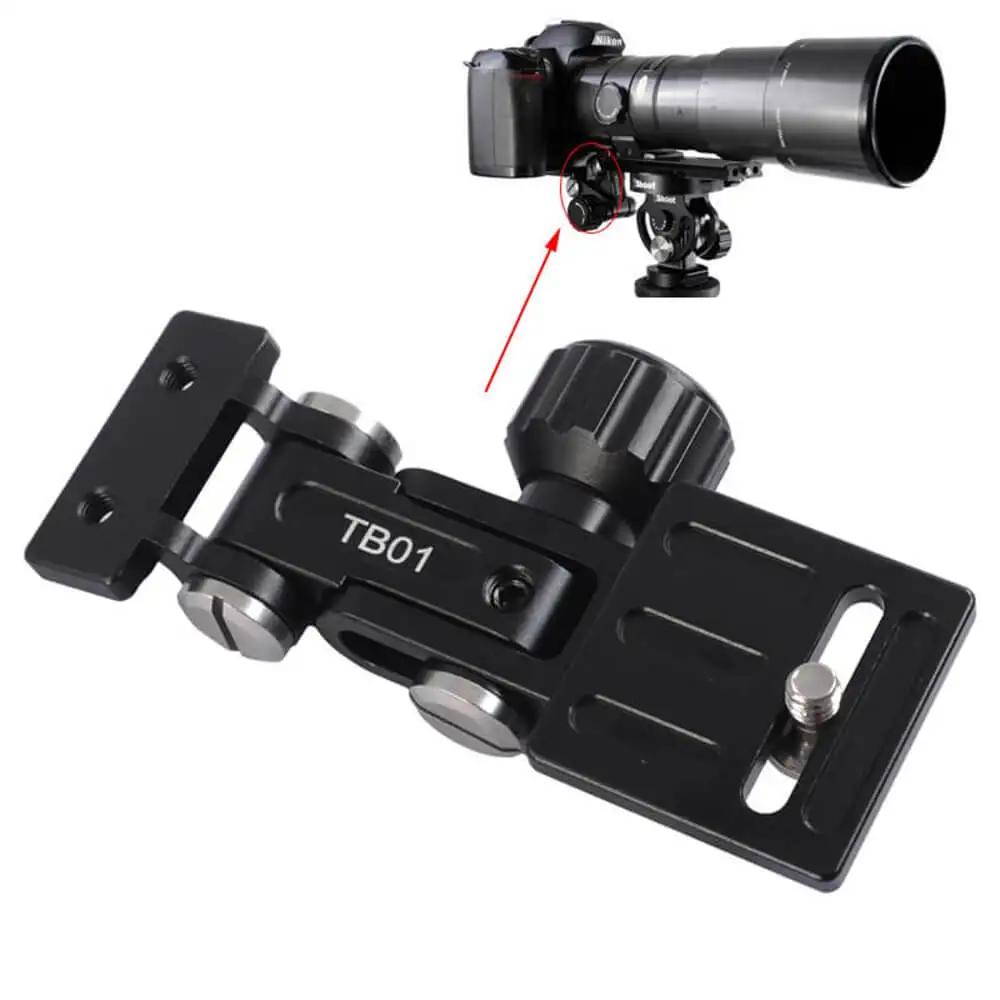iShoot Telephoto Zoom Lens Bracket Long-Focus Support Holder for Camera Ball Head Quick Release Plate and Tripod Mount Ring | Электроника