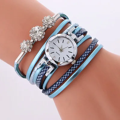 Relogio Feminino женские часы модные роскошные бриллиантовые Круглые Кожаные Браслеты Женские часы женские часы Reloj Mujer