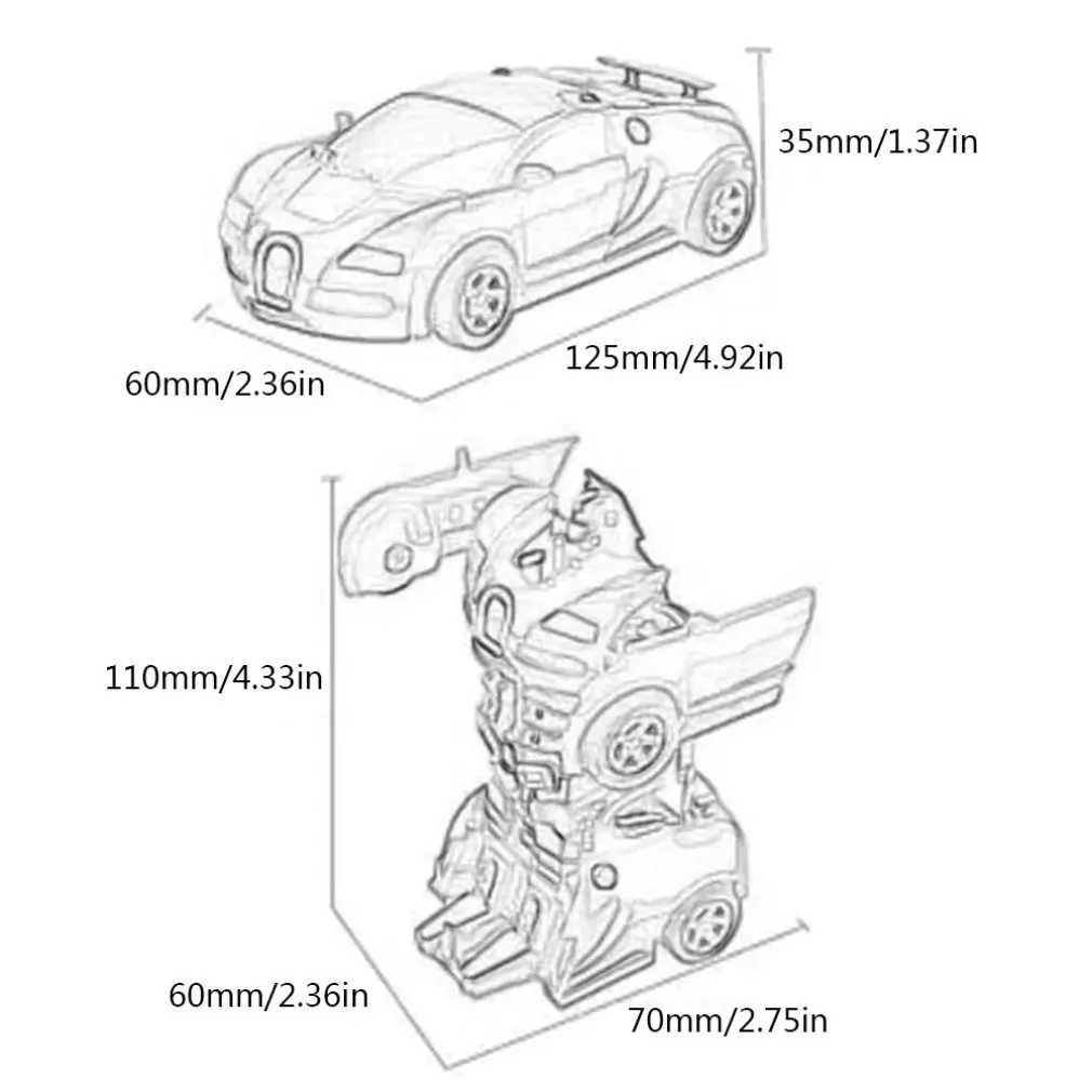 Игрушка с инерцией столкновения, деформационная игрушка с одной кнопкой, деформационная игрушка, модель автомобиля, цифровая детская игрушка, деформационная машина