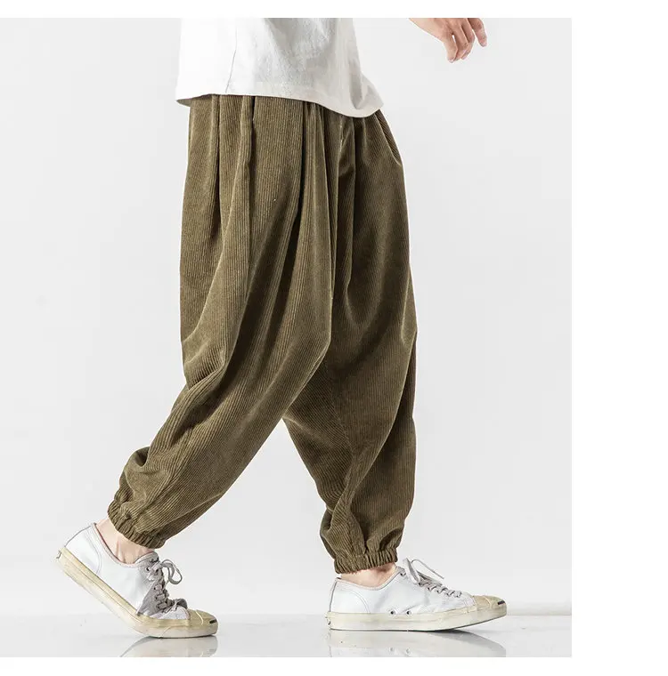 Streetwear Men’s Harem Pants Loose Mens Plus Size Joggers Pants New Male Women Casual Trousers Fashion Cotton Sweatpants M-5XL harem joggers