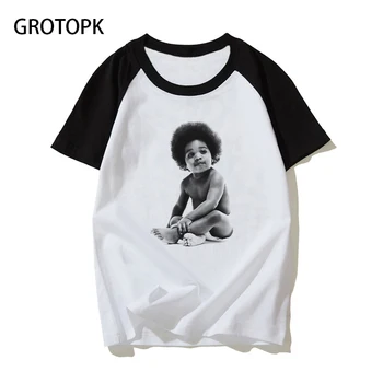 

Notorious BIG Replica Baby Mens T Shirt Funny T-Shirt Male Kendrick Lamar Rapper Music Be Humble Streetwear Tshirt Hiphop Tops