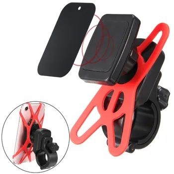 

Magnetic Bicycle Bike Phone Holder Stand Mount Extender Anti Slide Motorcycle Handlebar Phone Mount Holder Bracket