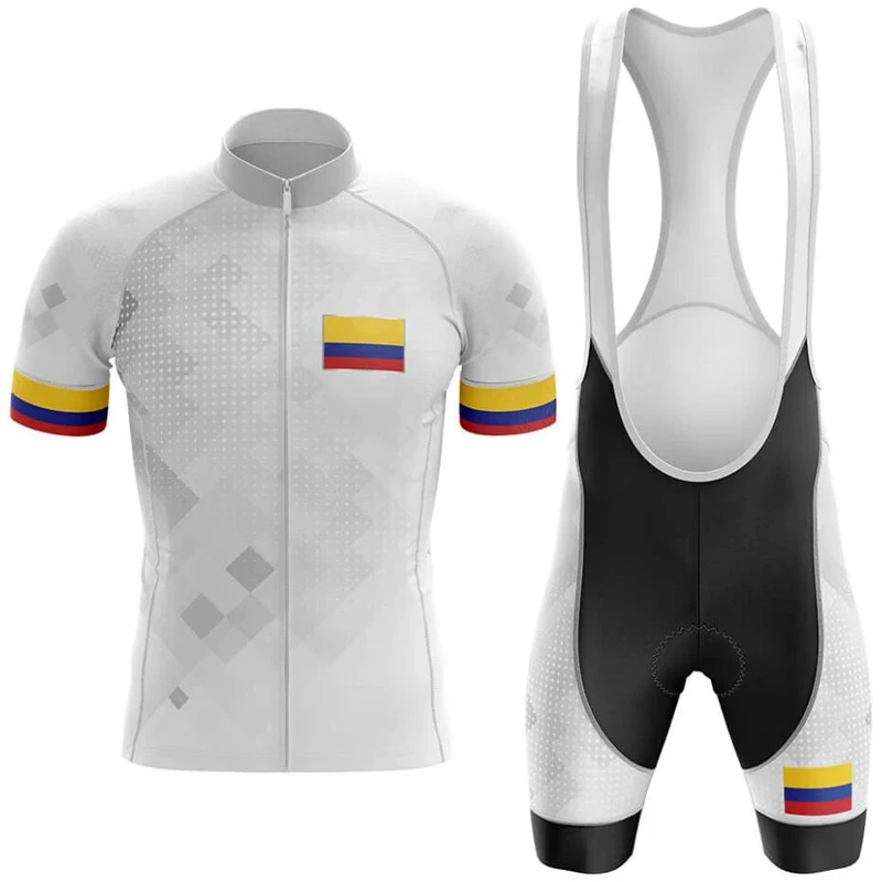 2020 Colombia Cycling Jersey Set Men's Cycling Clothing Road Bike Shirts Suit Bicycle Shorts MTB Race Uniform Maillot Culotte 3