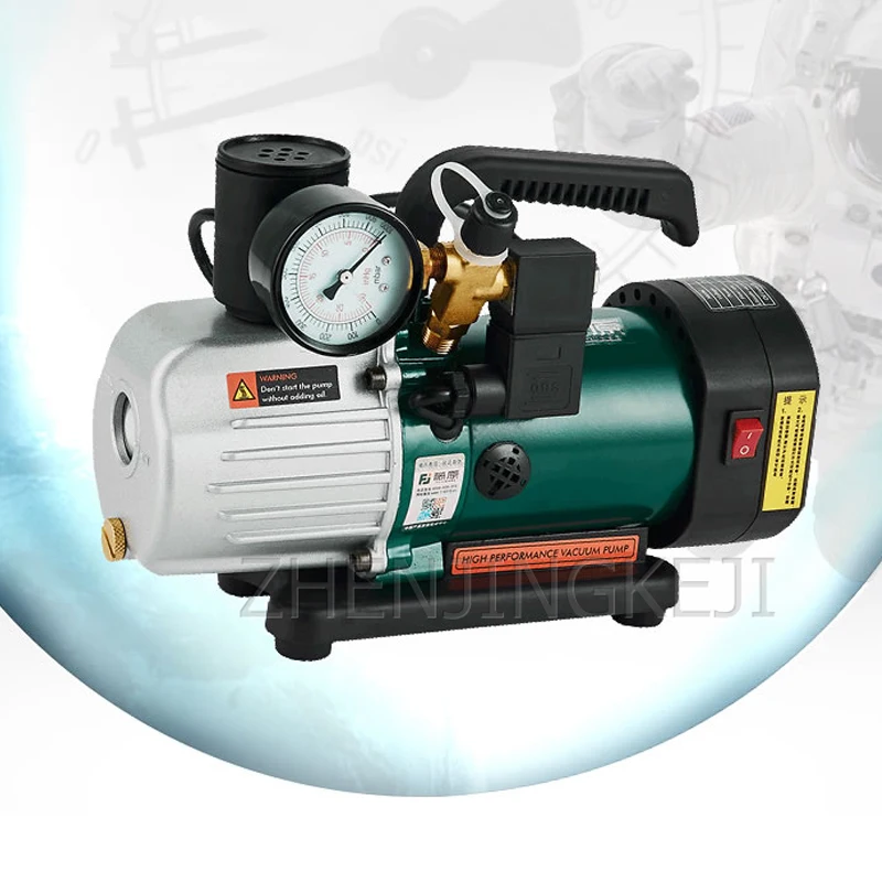 

220V Single-stage Rotary Blade Intelligent Vacuum Pump Packing Machine Laboratory Refrigerator Suction Pump Portable Vacuum Pump