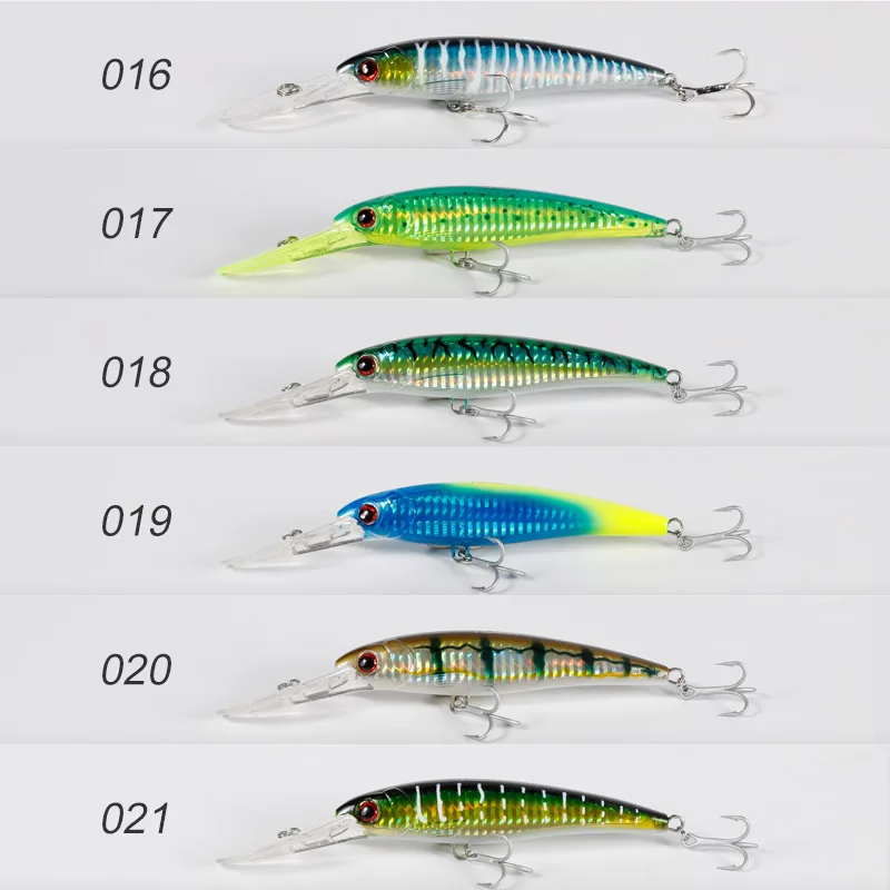 Leurre De Pêche Noeby Minnow 125mm 19g – Wobbler Flottant Pour Pêche En Mer Et Traîne