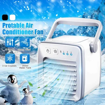

USB Mini Portable Air Conditioner Humidifier Purifier Desktop Air Cooling Fan Air Cooler Fan for Office Home