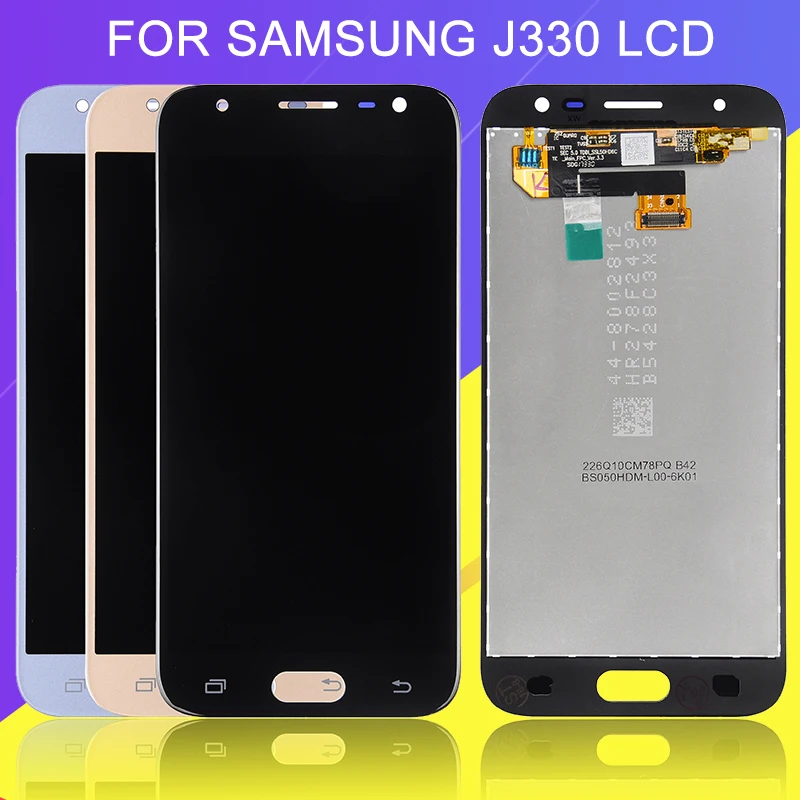 Catteny для Samsung Galaxy J3 2017 дисплей J330 Lcd с сенсорной панелью стекло экран дигитайзер