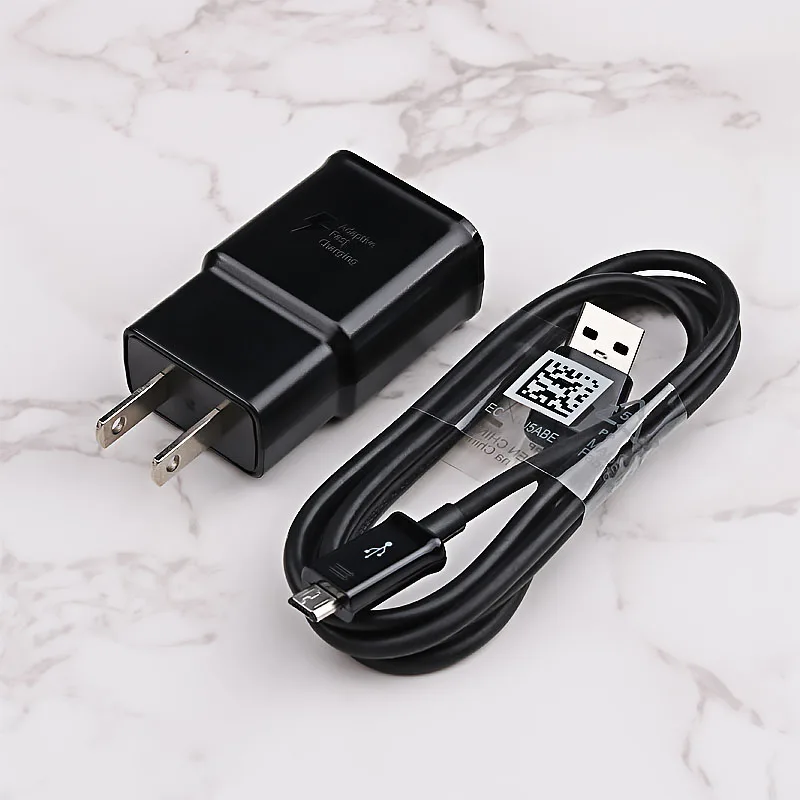 5V2A Charger for Samsung Charger US Plug Adapter Micro USB Cable for Galaxy S6 S7 edge J1 J3 J5 J7 A3 A5 A7 A8 2016 Note 5 4 usb car charge Chargers