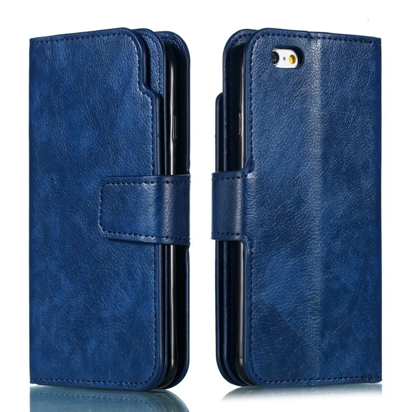 xiaomi leather case Retro Multi 9 Card Leather Flip Case For RedMi Note 8 Pro 7 6 5 4 4X 6A 7A 8A Wallet Cover For XiaoMi Mi 8 Lite 9 CC9 E A3 Cases xiaomi leather case cosmos blue Cases For Xiaomi