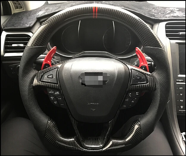 Подходит для Ford Focus Mondeo Sharp Mustang карнавал крыло Тигр Forest крыло Bo углеродное волокно рулевое колесо