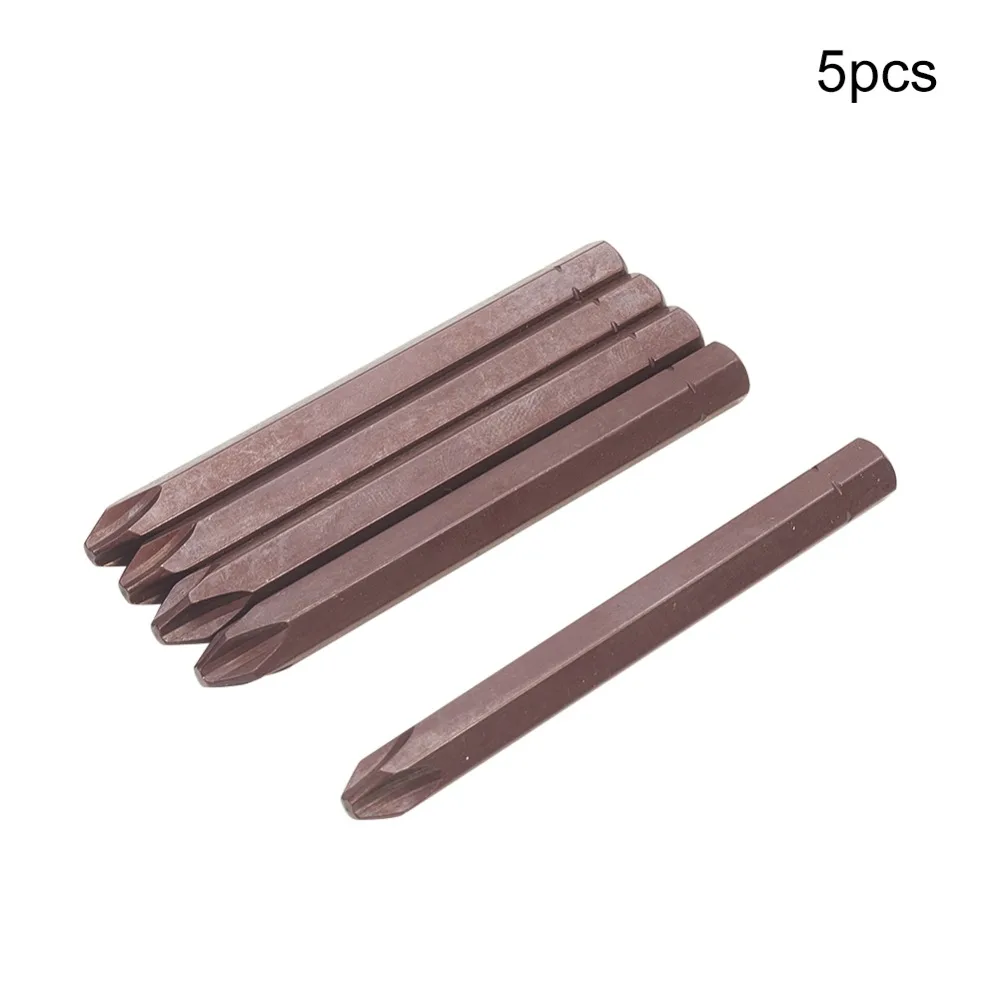 5/10 шт. PH1 PH2 PH3 Магнитная отвертка Philips bits S2 80 мм Длина диаметр: 8 мм шестигранный хвостовик перекрестные головка диска немного партия ручной инструмент