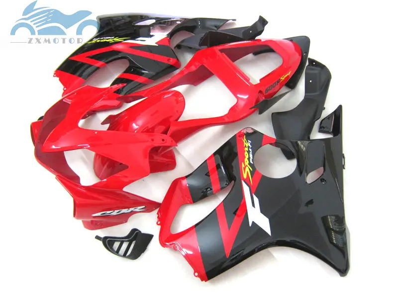Обновите свой Комплект обтекателя впрыска, пригодный для Honda CBR 600F4i 2001 2002 2003 CBR600F4i 01 02 03 ABS Обтекатели комплекты черный, красный HT28