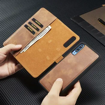 

Luxury Flip Wallet Leather Case For Samsung Galaxy A51 A71 Case Detachable Magnetic 2 in 1 Removable Card Slot Back Cover Fundas