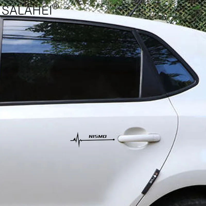 

Pretty 2 PCs Nismo Car Side Window Sticker and Decal Accessories for Nissan Tiida Sunny Qashqai March Teana X-trai Car Stickers