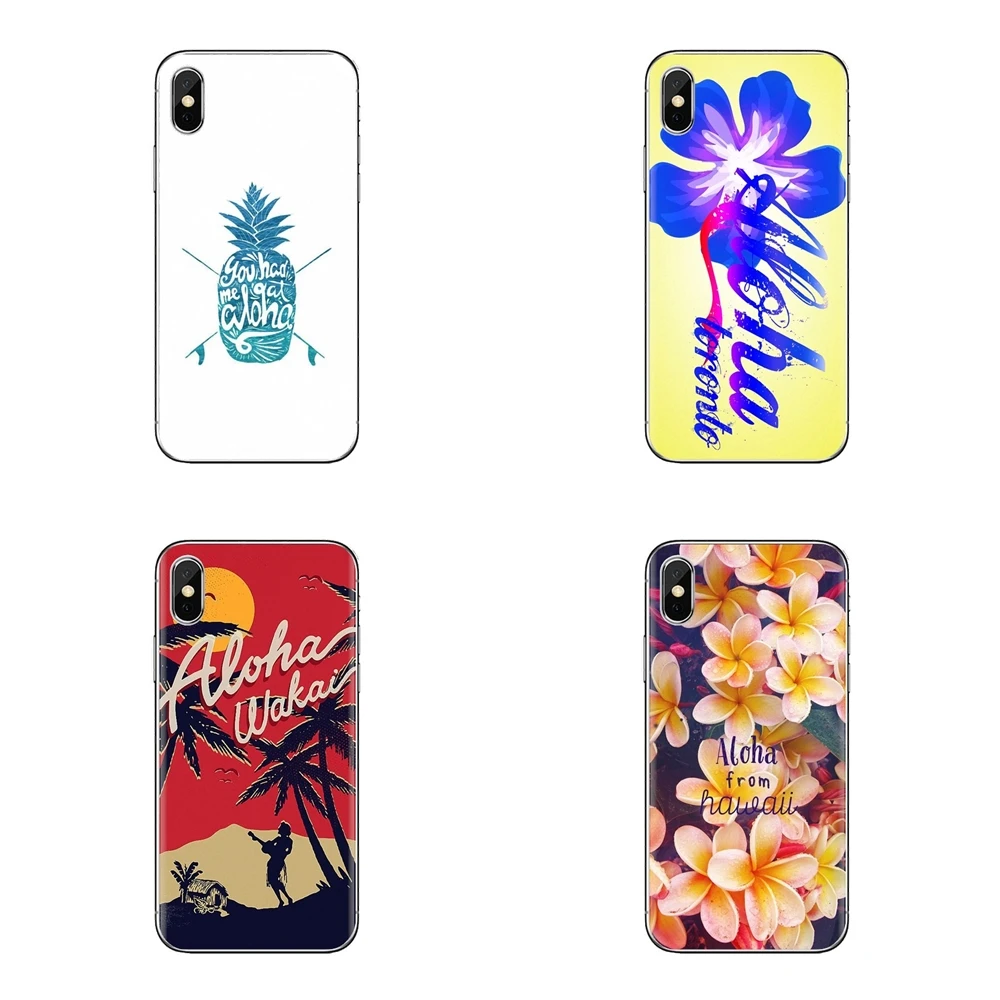 Чехлы для телефонов Xiao mi 6 A1 Max x 2 5X 6X Red Note 5 5A 4X 4A A4 4 3 Plus Pro Flower в гавайском стиле с