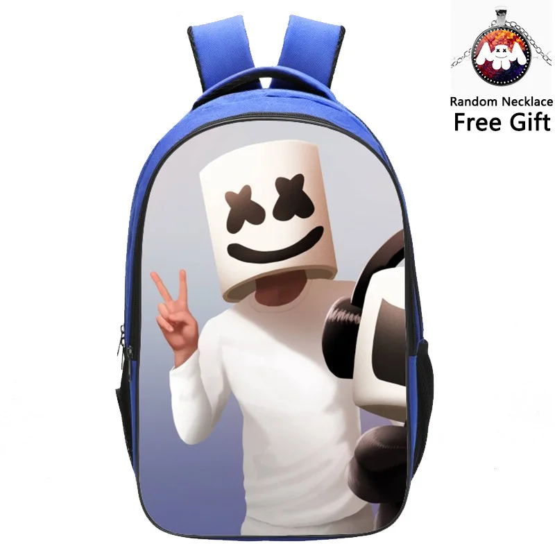 DJ Marshmellow школьные сумки игра битва Royale Косплей рюкзак для детей женщин и мужчин