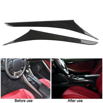 

For Lexus LEXUS IS250 IS300 IS350 IS200T 2013-2019 Carbon Fiber Interior Gear Shift Cover Trim Strip Decor Sticker Car Styling