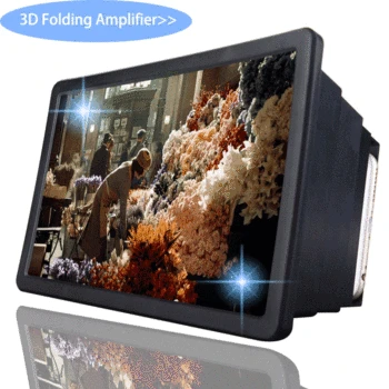 

NEW Mobile Phone Screen Magnifier Video Expander 3D Screen Amplifier Stand Holder For Movie Display Magnifying Screen For Phone