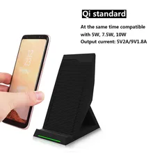 Ouhaobin 10 Вт Беспроводное зарядное устройство Быстрая зарядка для samsung для Xiaomi для iPhone XR XS MAS Беспроводная зарядная подставка