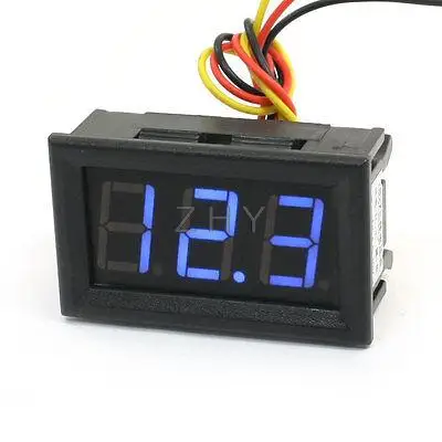 DC 0-100V 7-Segment Blue LED Display Digital Voltmeter Volt Tester