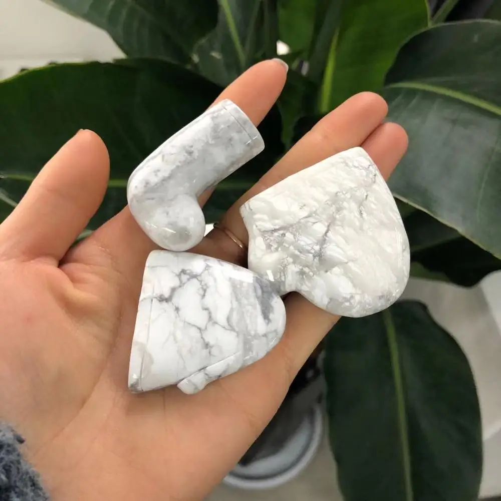 howlite Украшенные драгоценными камнями, подарки для детей или подружек, чтобы получить домашние украшения для Санты и ДД - Цвет: howlite
