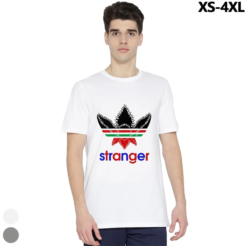 Странные вещи 3 забавная Футболка мужская футболка с буквенным принтом Harajuku