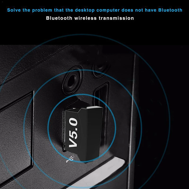 USB Bluetooth 5 0 адаптер передатчик приемник аудио ключ беспроводной для компьютера