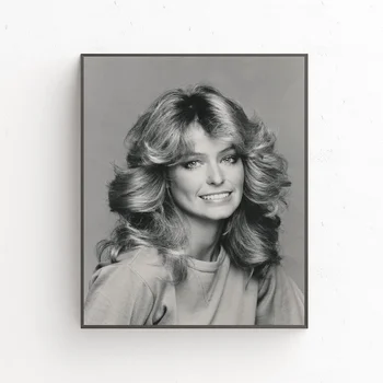 

Farrah Fawcett poster movie star Art Silk Poster painting Wall Decor 12x18 24x36Inch