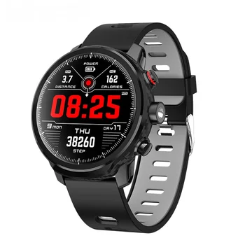 

HKNR L5 Sport Smart Watch Men 1.3 inch Color Screen IP68 Professional Waterproof Smartwatch Led Lighting Pedometer Smart Clock