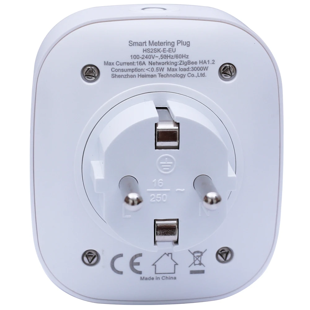 Цена по прейскуранту завода Heiman 16A Zigbee замер мощности заглушка управления