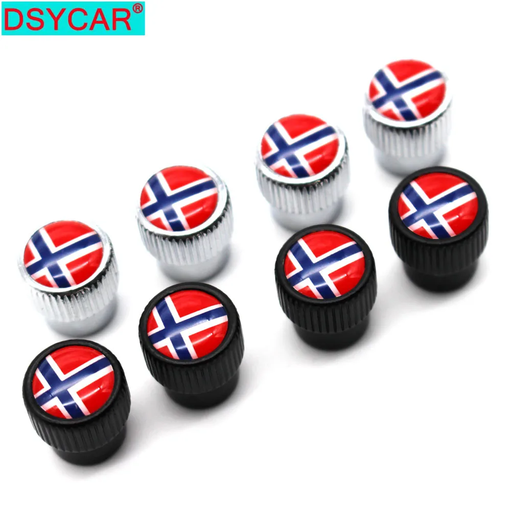 

DSYCAR 4Pcs/Set Car Styling Zinc Alloy Car Tire Valve Caps Wheel Tires Tire Stem Air Cap Airtight Covers