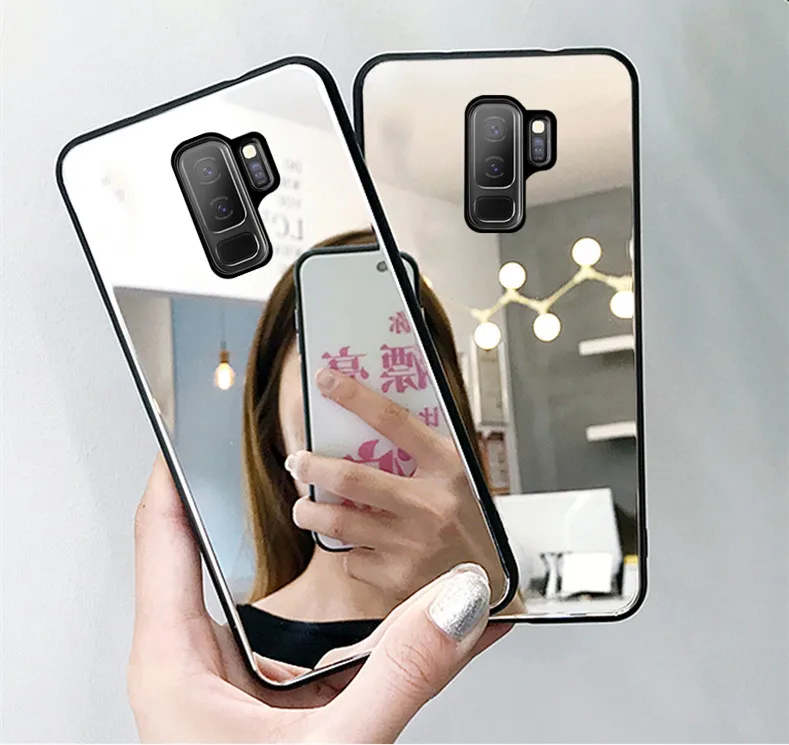 

Acrylic Mirror Case For Samsung Galaxy Note 10 A70 A50 A30 M10 S10E S9 S8 Plus J4 J6 J8 A6 A8 Plus 2018 Shockproof Crystal Cover