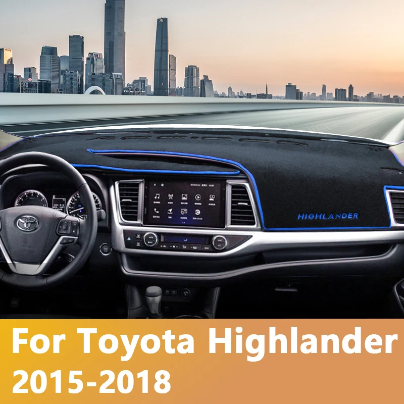 Коврик для защиты приборной панели от светильник Накладка коврики Toyota Highlander 2011
