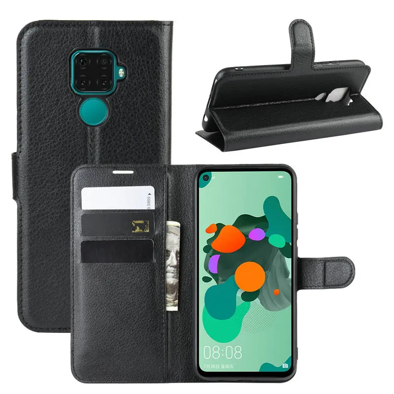 

For Huawei nova 5i Pro Wallet Phone Case for Huawei Mate 30 Lite Flip Leather Cover Case Capa Etui Coque Fundas