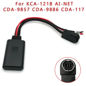 

High Quality Car Accessories Black+Red Bluetooth Aux Adapter Cable For Alpine KCA-121B AI-NET CDA-9857 CDA-9886 CDA-117