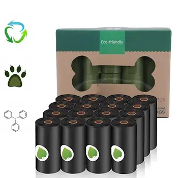 

Biodegradable Dog Poop Bags Eco-Friendly Pet Waste Dispenser Outdoor Carrier Pet Poop Bags Dog Walking Supplies