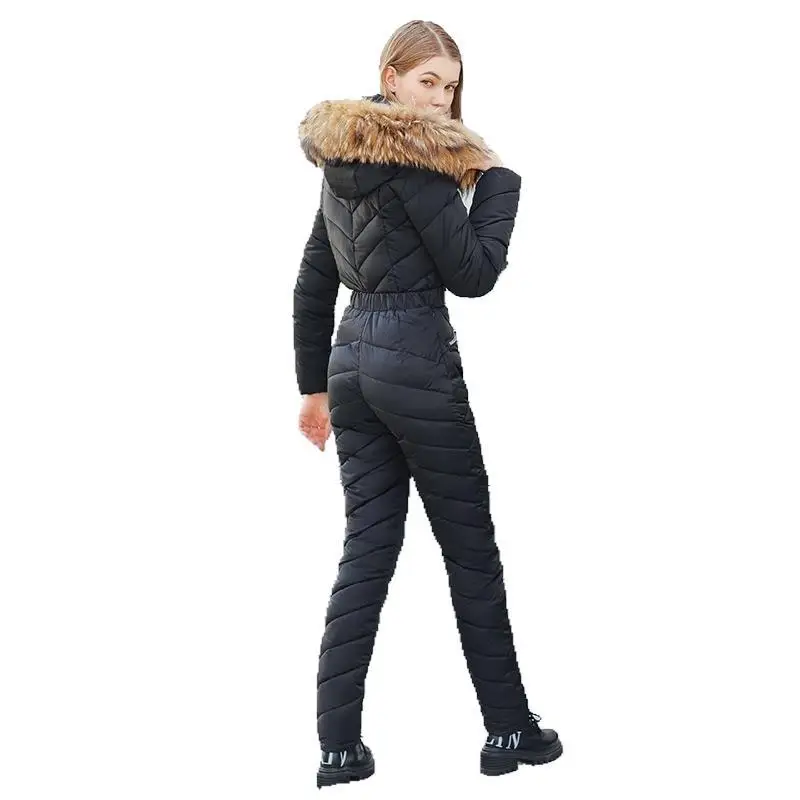 

2019 New Style Winter down Feather Cotton-padded Clothes Women's Korean-style Popular Set Slim Fit Thick Cotton Coat Cotton-padd