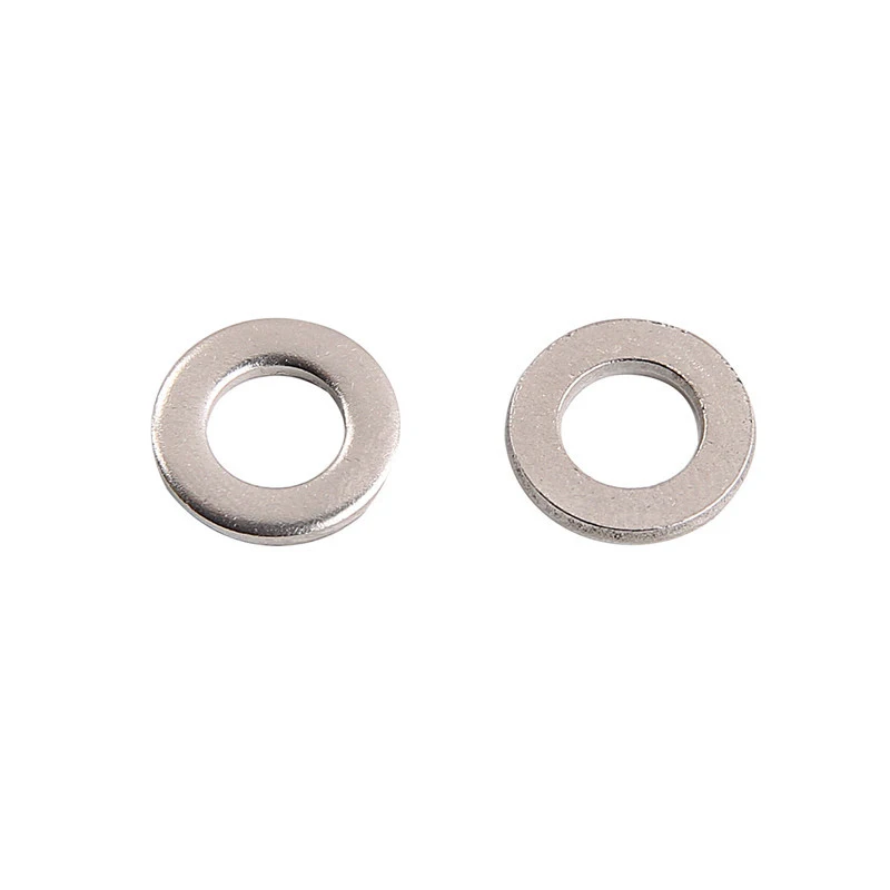 500 шт плоские шайбы 304 нержавеющая сталь плоская шайба комплект прокладок M1.6 M2 M2.5