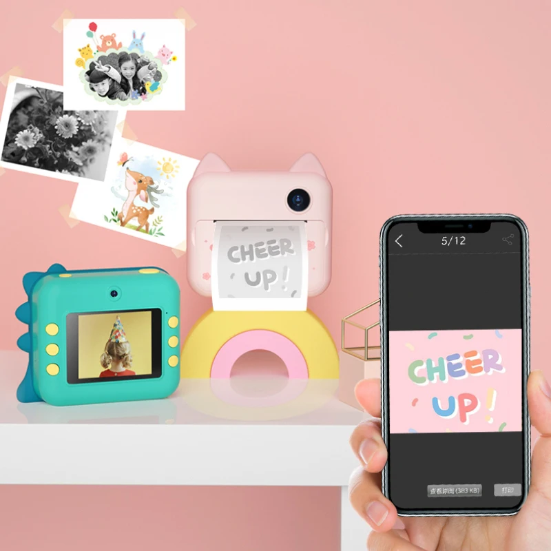 Детская камера Polaroid 1200 Вт передняя и задняя двойная цифровая игрушечная