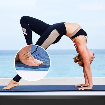 

Best Selling TPE Yoga Double Sided Mat Anti-Skid Sport Carpet Fitness Gym Exercise Pad Non-slip Pilates Home with Straps