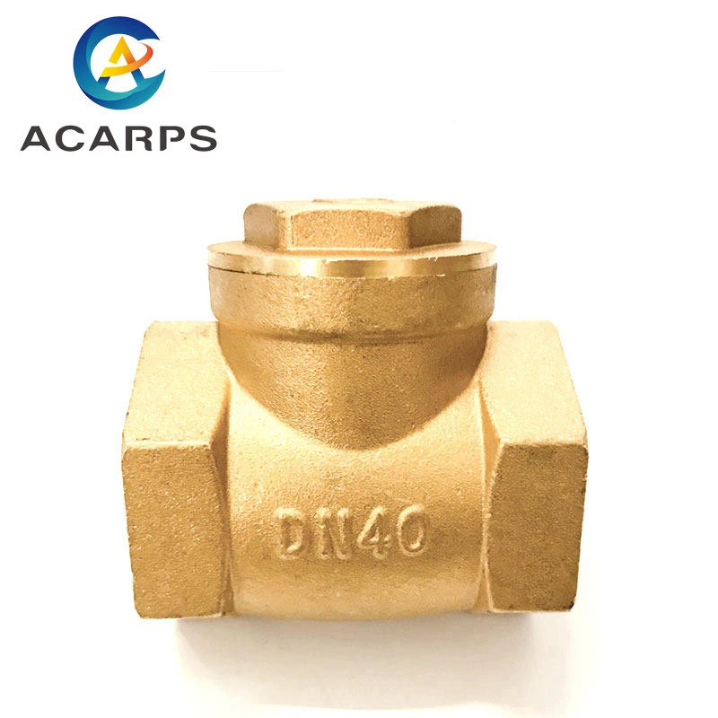 1/2" 3/4" 1" 2" 3" 4" Brass Horizontal Check Valve All Copper Female Thread Check Valve