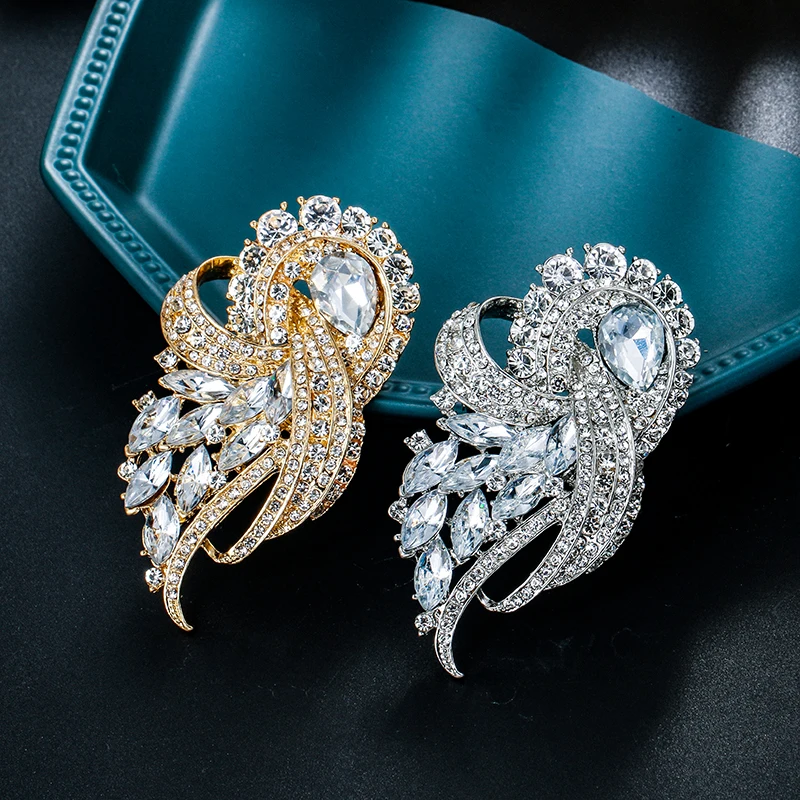 3.54Inch Pearl Brooches For Women,Bride Bridesmaid Wedding...