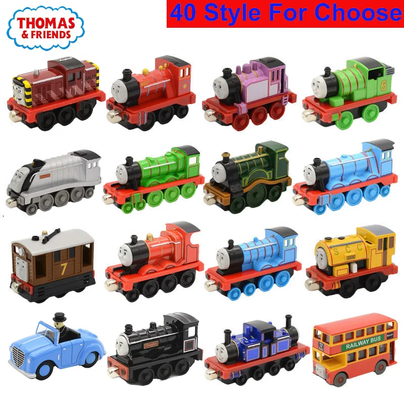 Tren magnético de Metal para niños, juguete locomotor James Engine Gordon Henry, 1:43