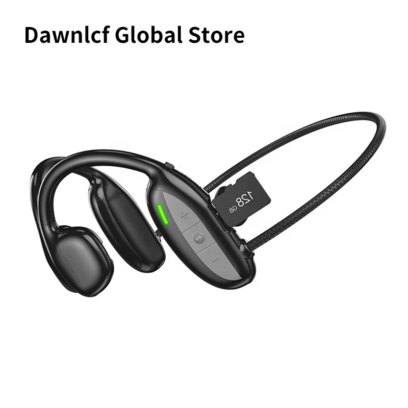 Openear condução óssea fone de ouvido dupla escuta bt mp3 player sem fio bluetooth à prova dwireless água para corrida ao ar livre esporte